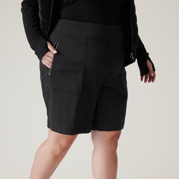 Athleta Pants - Athleta Black Plus Size Trekkie North Bermuda Shorts